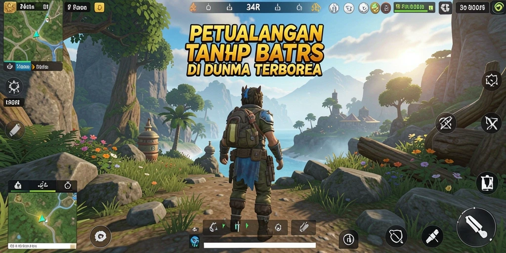 Gameplay menakjubkan dalam dunia terbuka yang luas di 34R.