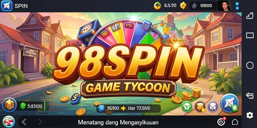 Screenshot gameplay yang menampilkan pengelolaan bisnis yang seru.