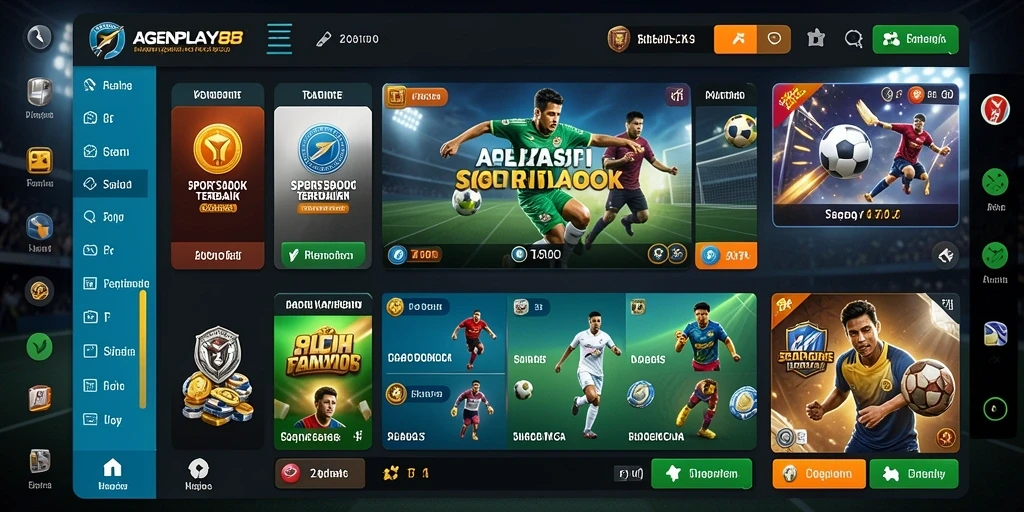Tampilan gameplay AGENPLAY88 yang seru dan interaktif dalam taruhan olahraga.