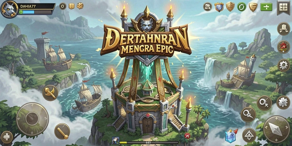 Tampilan aksi menara yang berstrategi dalam DAHLIA77.