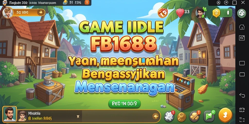 Tampilan screenshot FB168 menampilkan gameplay Idle yang mengasyikkan.
