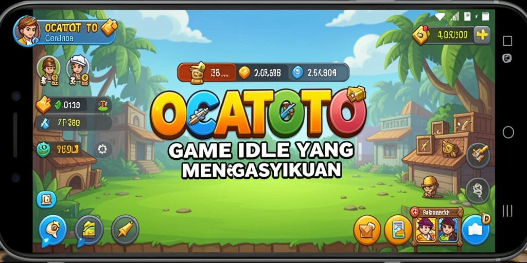 Tangkapan layar gameplay OCATOTO menunjukkan karakter aktif dalam misi santai.