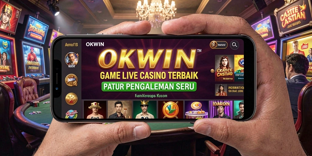Tangkapan layar gameplay <strong>OKWIN</strong> menampilkan pengalaman Live Casino yang seru dan menarik.