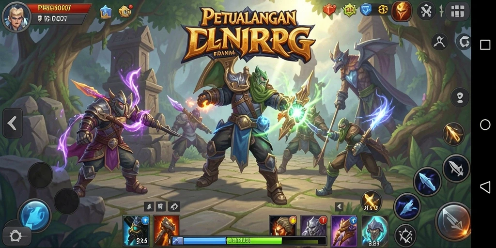 Tampilan menarik dari gameplay PRG007 yang menakjubkan.