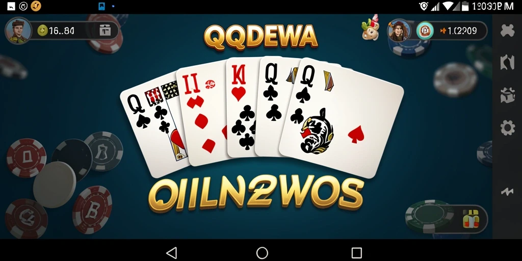 Screenshot dari gameplay menarik QQDEWA dengan aksi Domino.