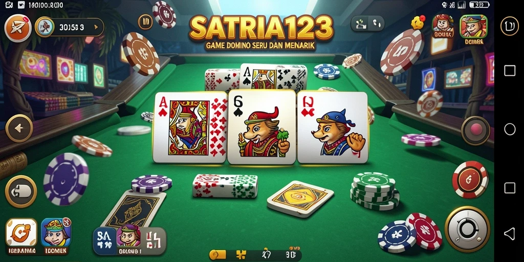 Tampilan gameplay seru dari SATRIA123 dengan teman-teman.