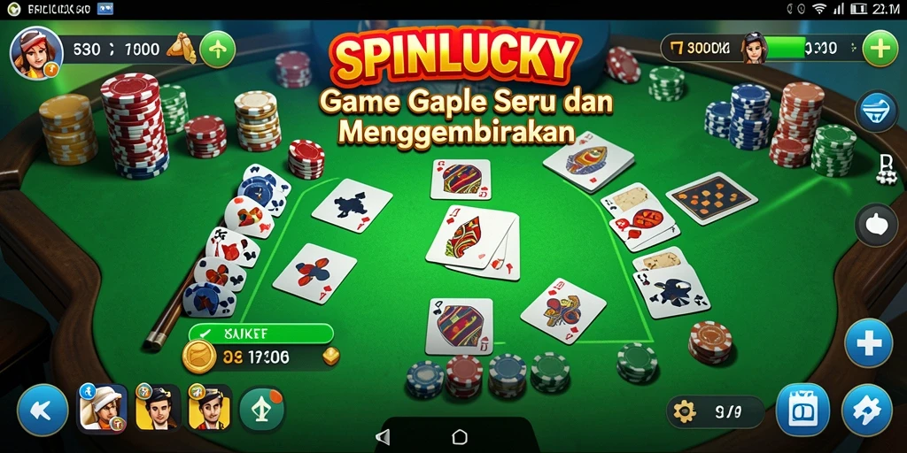 Tampilan gameplay SPINLUCKY yang menarik dan interaktif.
