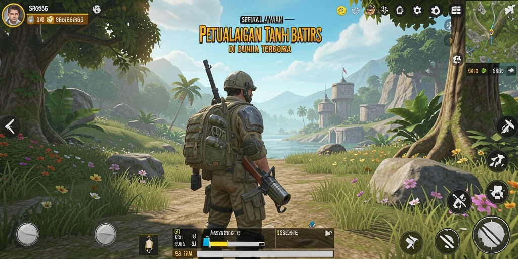 Tangkapan layar gameplay SR6666 menampilkan dunia terbuka yang mengesankan dan interaksi yang dinamis.