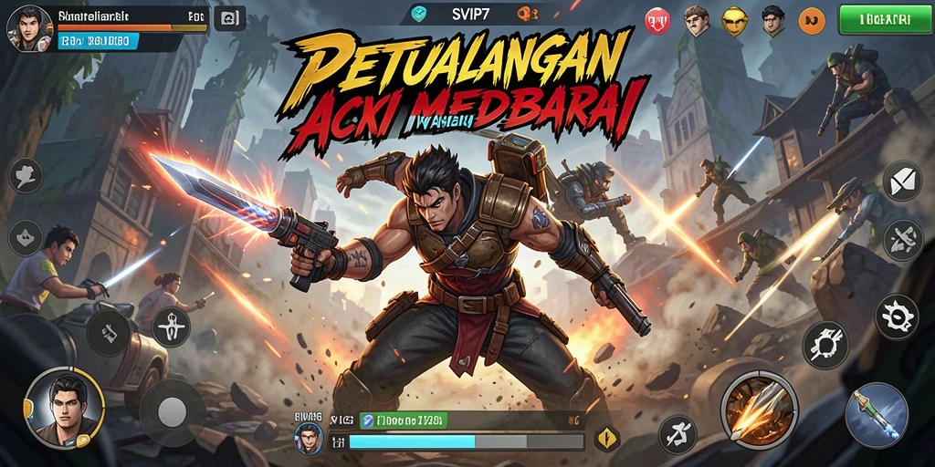 Tampilan gameplay seru dan mendebarkan di SVIP7, penuh aksi dan tantangan.