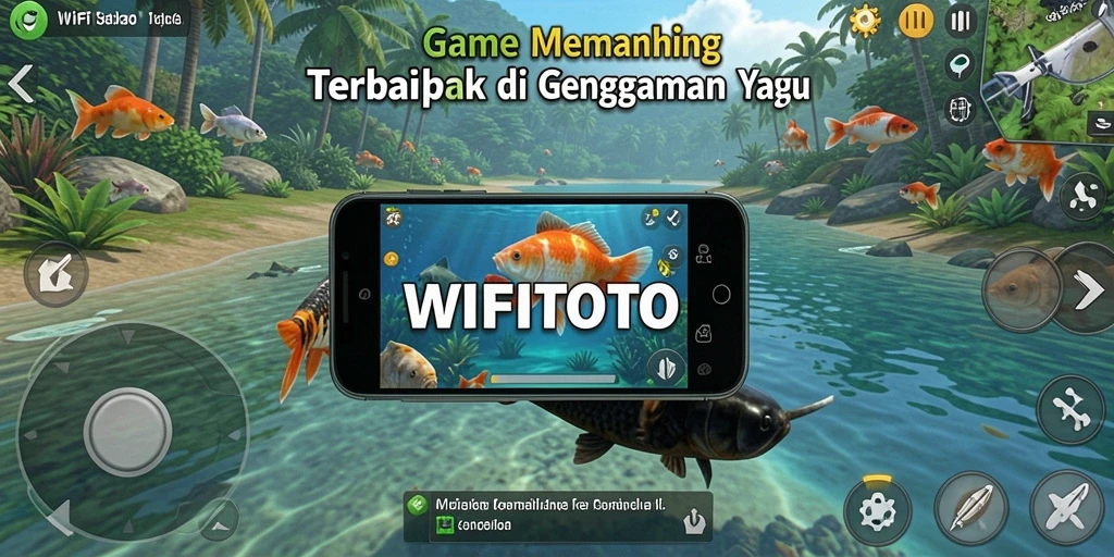 Tangkapan ikan yang menunggu untuk disaksikan di WIFITOTO.