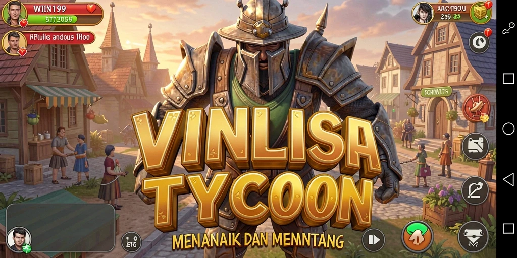 Tampilan gameplay WIN199 dengan elemen bisnis Tycoon yang menarik.